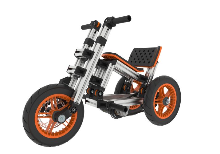 Modular design High-strength material electric innovation kart, more than 20 kinds of assembly methods, suitable for outdoor sports Modular design High-strength material electric innovation kart, more than 20 kinds of assembly methods, suitable for outdoor sports