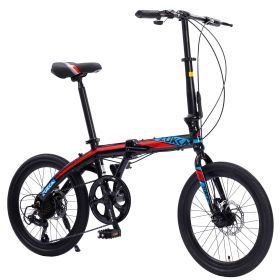 20 " folding city bike aluminum frame 8 speed folding bike