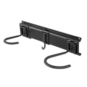 VEVOR Bike Storage Rack, 4 Bike Racks and 2 Helmets Hooks, Wall Mount Bike Storage Hanger, Home & Garage Organizer