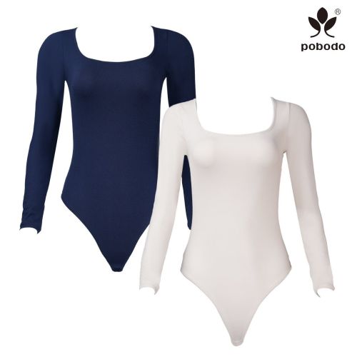Square Collar Long Sleeved Frosted Warm Jumpsuit