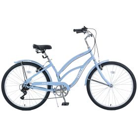 7 Speed Bicycles, Multiple Colors 26"Inch Beach Cruiser Bike (Color: as Pic)